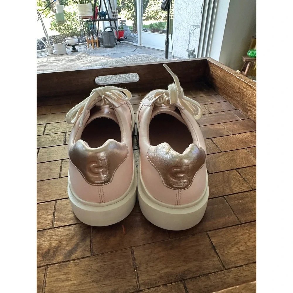 Cole Haan GrandPro Rally Court Pink Leather Sneakers Rose Gold W23144 Womens 8B